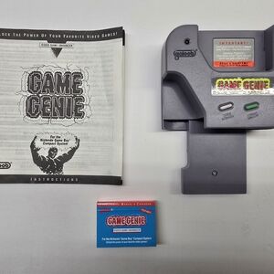 Nintendo GameBoy Game Genie Galoob- W/ Code Book, Instruction Booklet "READ".